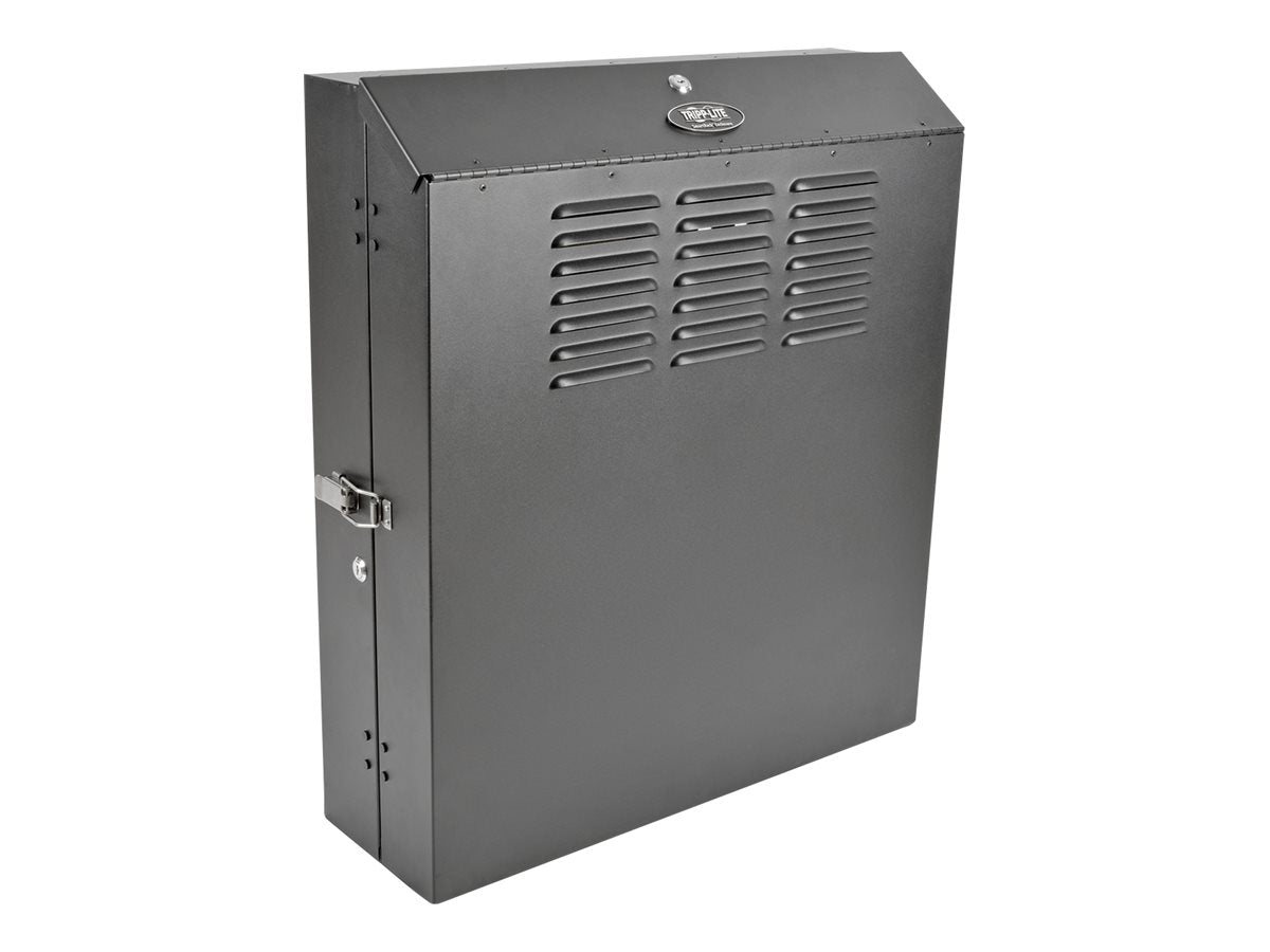 EATON TRIPPLITE 6U Wall Mount Low Profile Secure Rack Enclosure Cabinet Vertical Rack cabinet wall mountable Black 6U 19