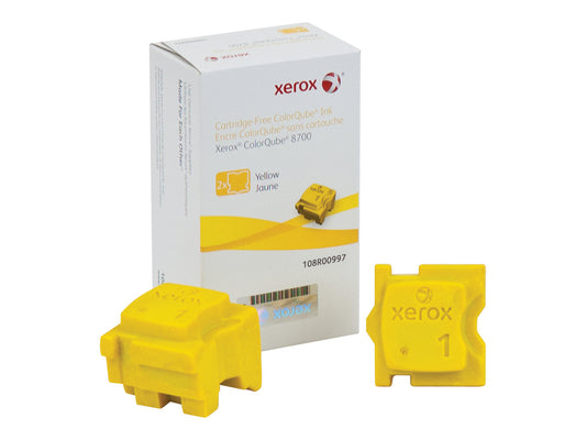 XEROX COLORQUBE 8700/8900 ColorQube jaune capacité standard 4.200 pages pack de 1 2 sticks