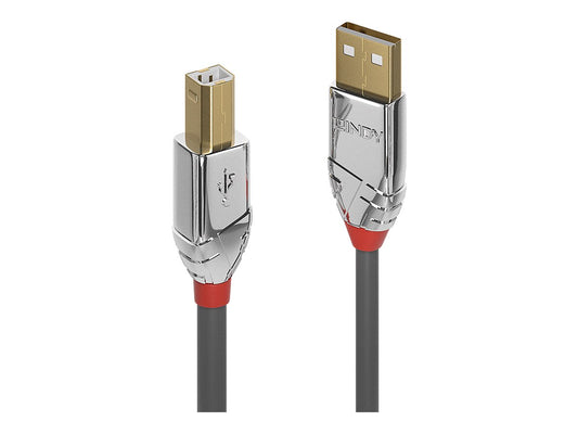 LINDY 2m USB 2.0 Type A/B Cable Cromo Line 480Mbit/s