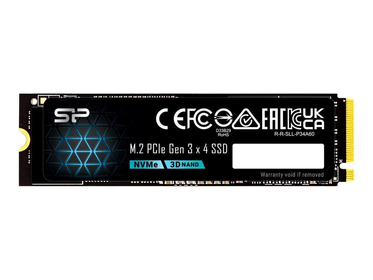 SILICON POWER M.2 2280 PCIe SSD A60 128Go