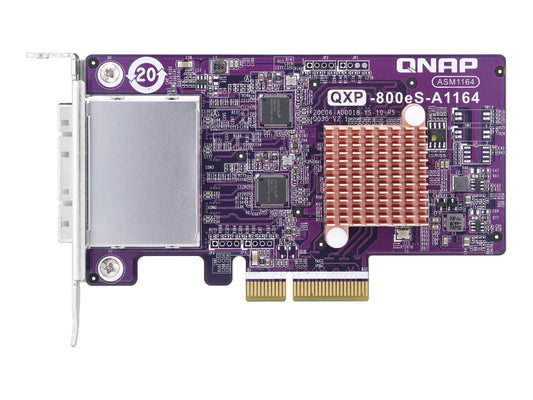 QNAP 2-port SFF-8088 SATA host bus adapter 8 x SATA 6Gb/s PCIe 3.0 x4 for TL SATA JBOD