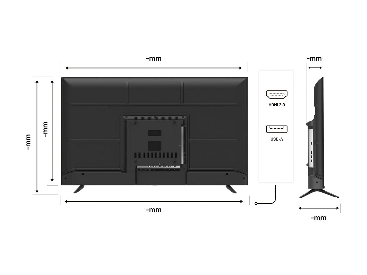 JAPANNEXT JN-VA850UHD60F - Ecran 85p 3840x2160 4K UHD 60Hz - VA - 350 cd/m2 - 5000:1 - HDR - HDMI x3 - télécommande - pieds