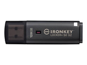 KINGSTON 128Go IronKey Locker Plus 50 G2 FIPS 197 AES-256