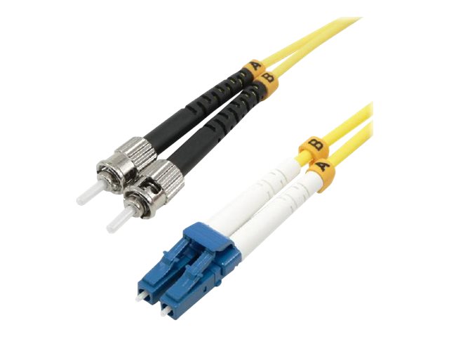 MCL ST/LC duplex singlemode 9/125 OS2 optical fiber - 1m