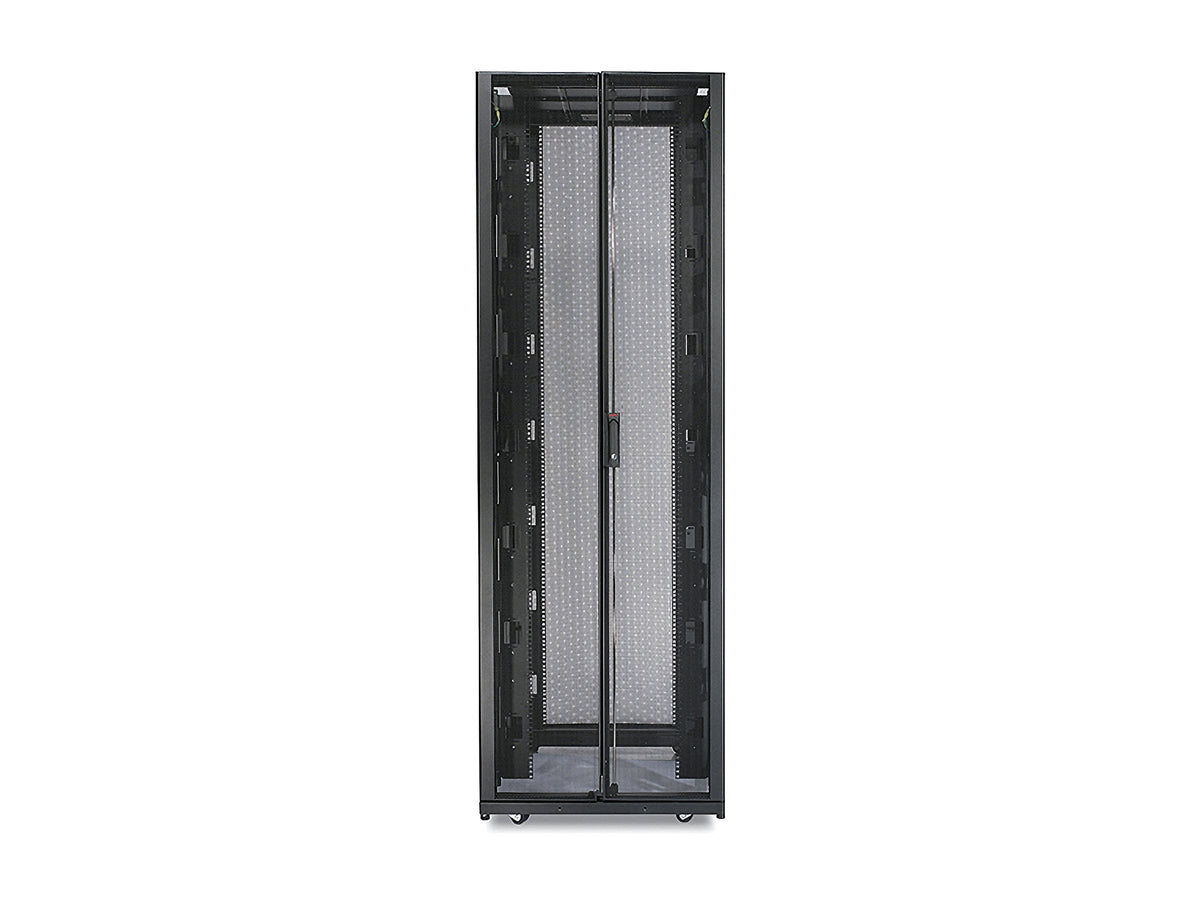 APC NetShelter SX Enclosure Rack cabinet without sides Black 42U 19 TAA Compliant