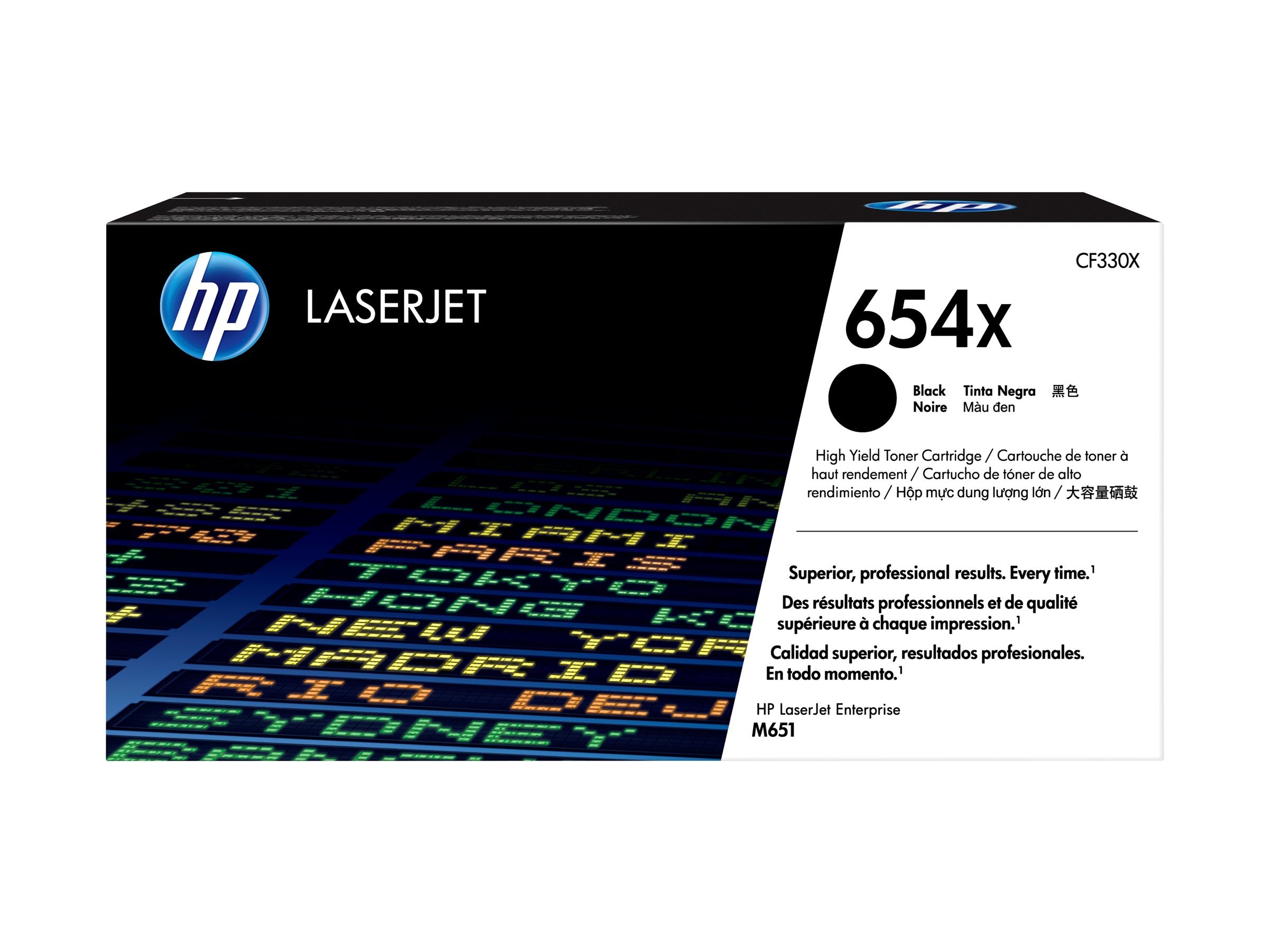 HP 654X original Toner cartridge CF330X black high capacity 20.500 pages 1-pack