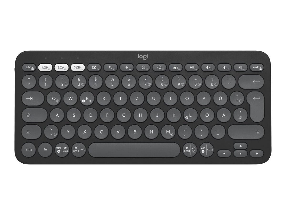 LOGITECH Pebble Keys 2 K380s - TONAL GRAPHITE - (FRA) - BT - N/A - CENTRAL-419 - UNIVERSAL