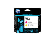 HP 744 original Printhead F9J87A Magenta & Yellow