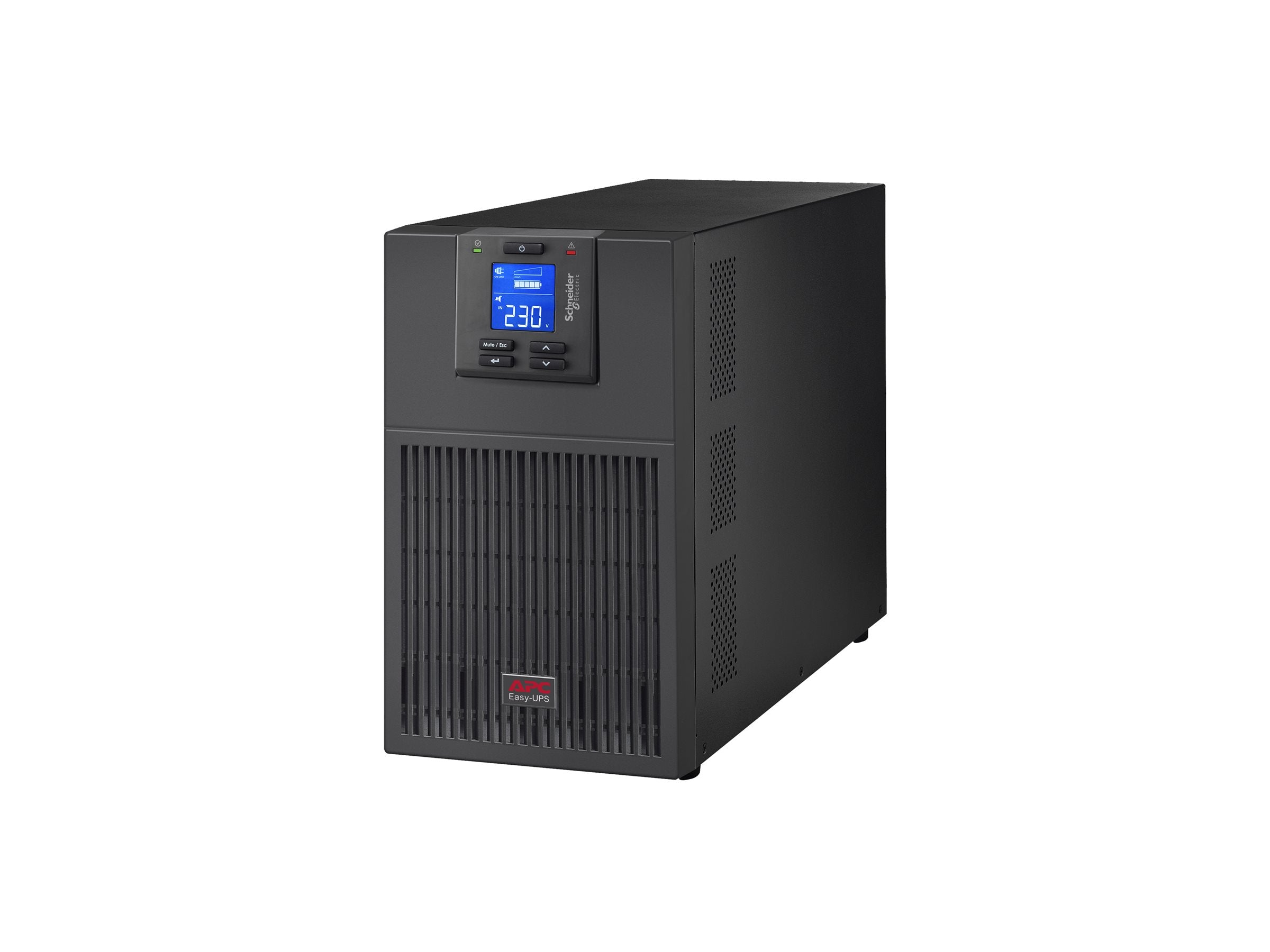 APC Easy UPS On-Line UPS tower AC 220/230/240V 2700Watt 3000VA 1-phase lead acid USB serial oc 7 PFC Europe BK RAL 7010