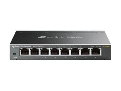 TP-LINK TL-SG108S 8-Port Desktop Gigabit Ethernet Switch Steel Case