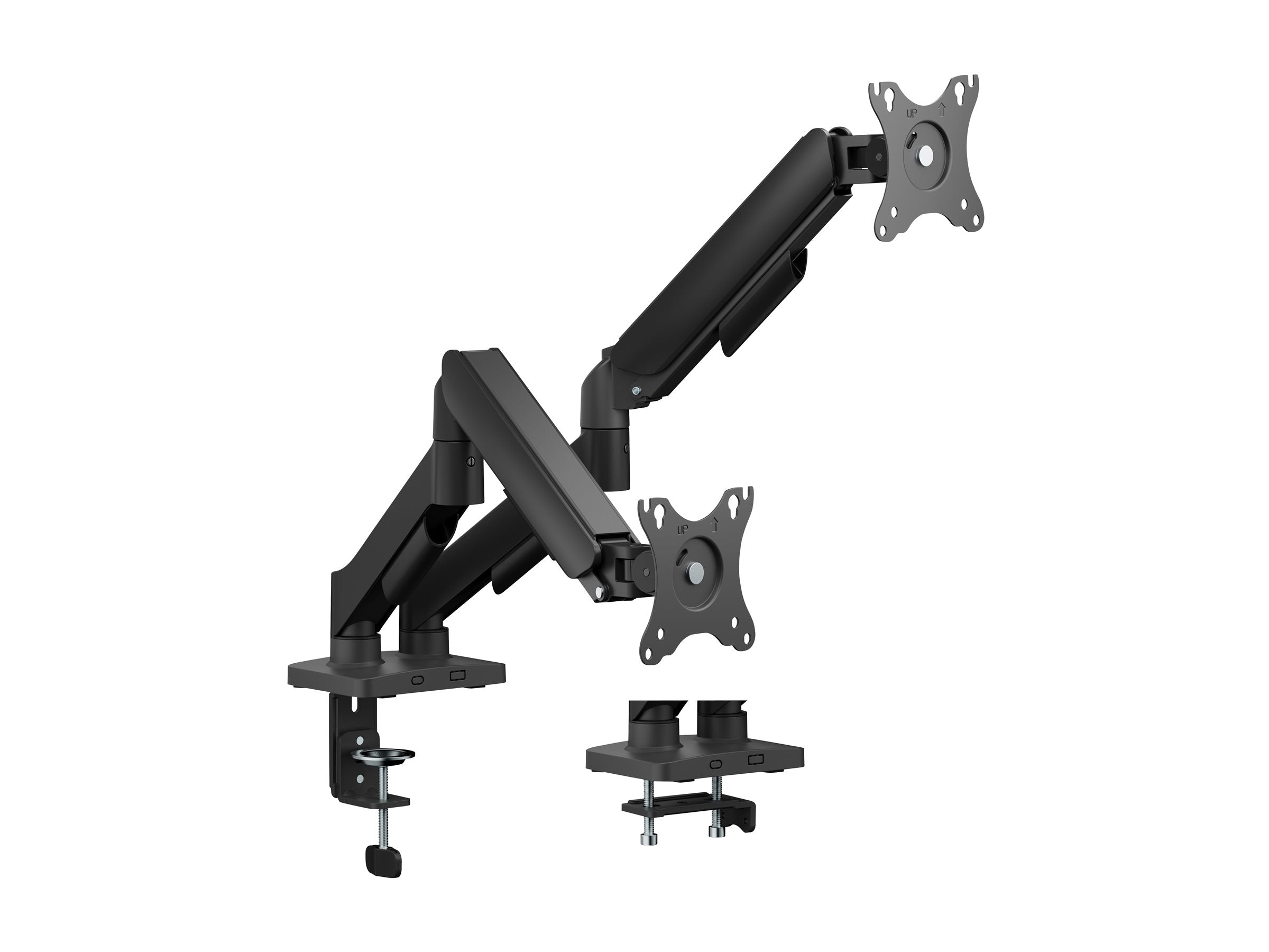 TNB ERGO - Double arm mechanical monitor stand - black
