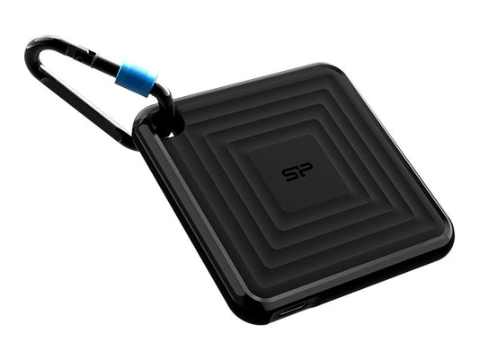 SILICON POWER External SSD PC60 512Go USB-C 540/500 Mo/s Black