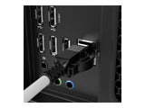 LINDY 0.3m Cat.6A S/FTP Security Network Cable Grey