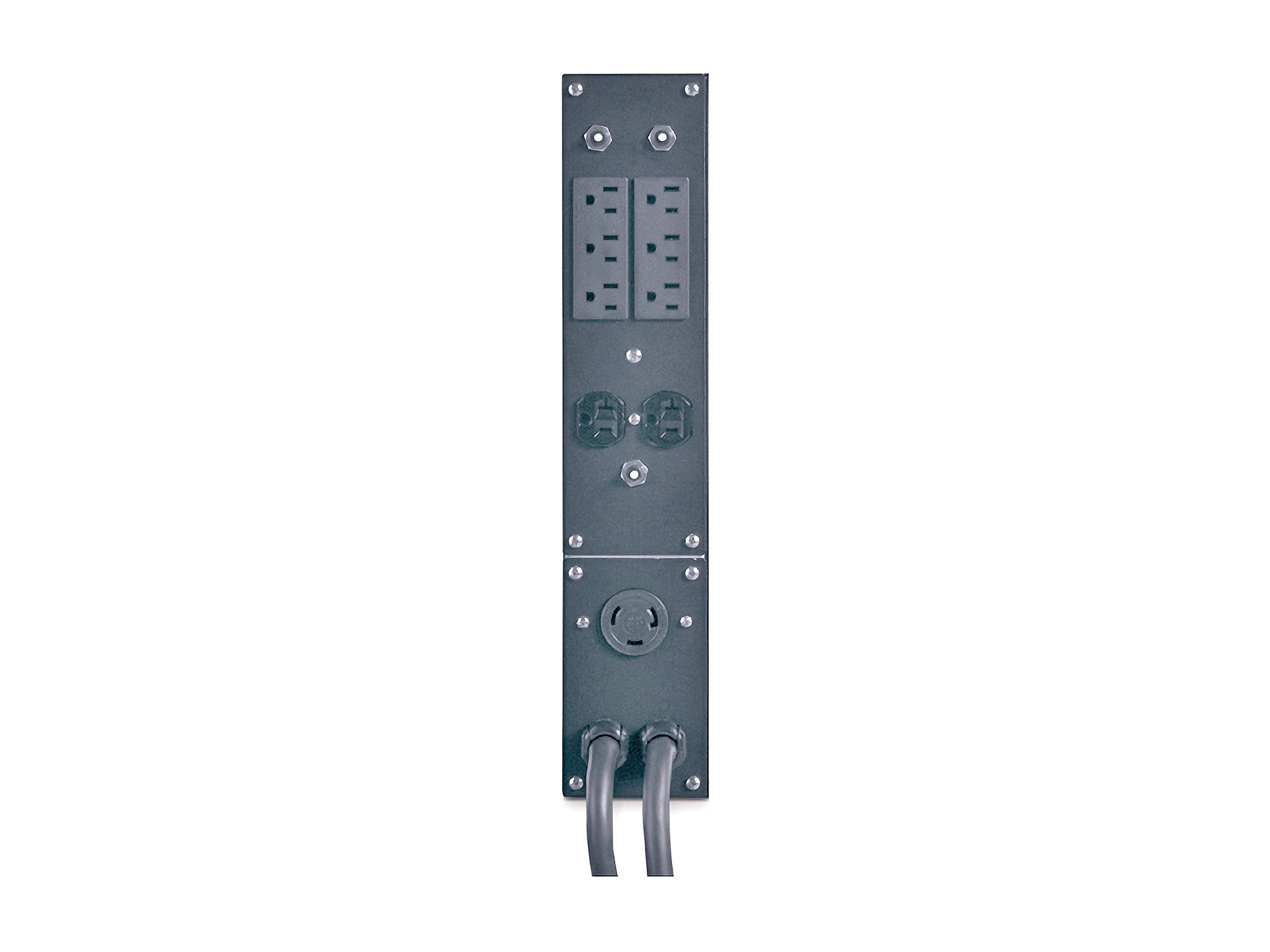 APC Service Bypass Panel Bypass switch rack-mountable AC 100/120V output connectors 8 2U 19 3.05m cord Black