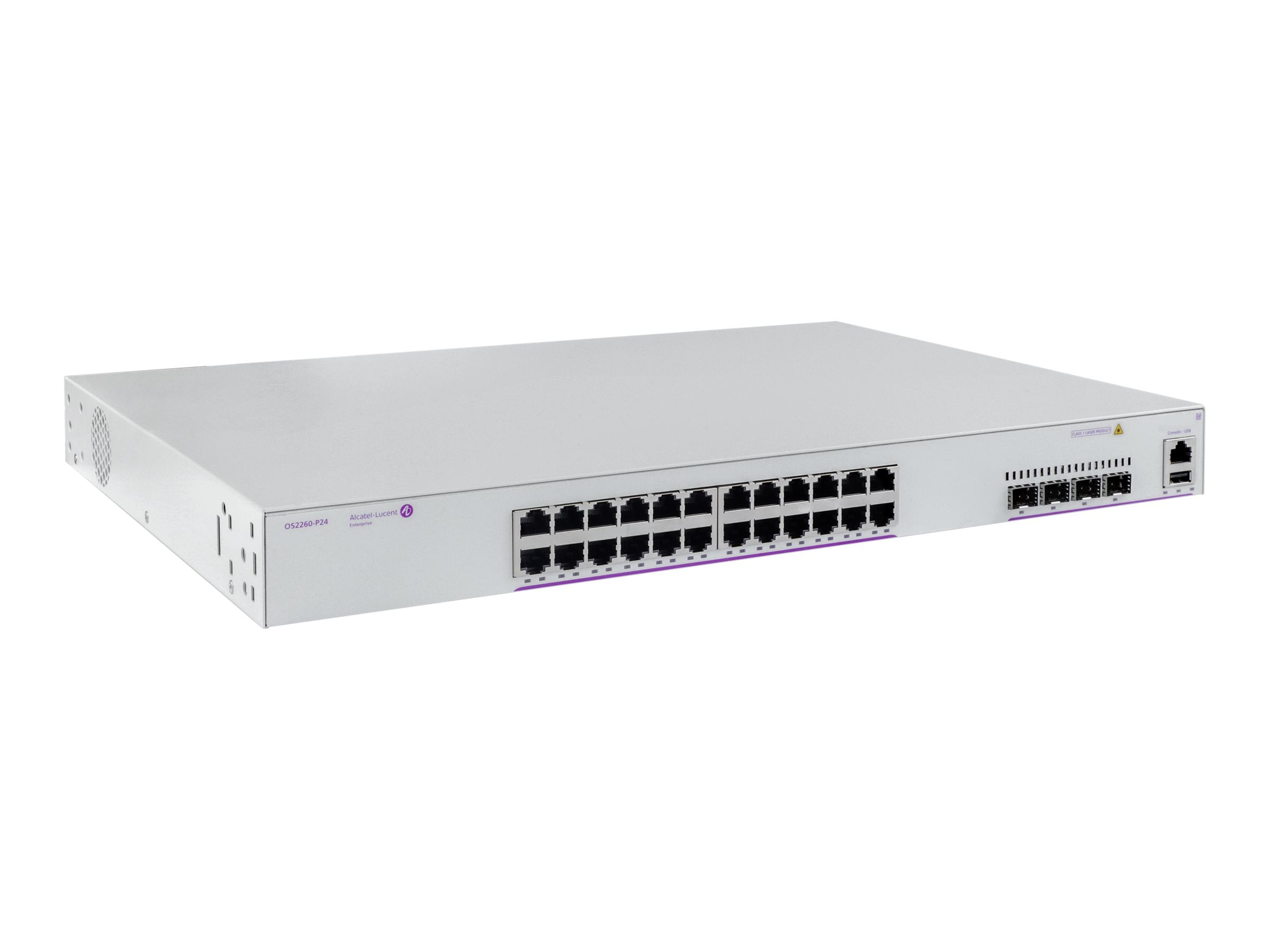 ALCATEL LUCENT ENTERPRISE OS2260 WebSmart 24p PoE Gig - EU cord