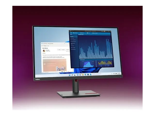 LENOVO ThinkVision T27p-30 27p UHD Monitor USB Type-C Monitor HDMI DP 3xUSB 3.2