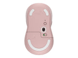 LOGITECH Signature M650 L Mouse large size optical 5 buttons wireless Bluetooth 2.4 GHz Bolt USB receiver rose