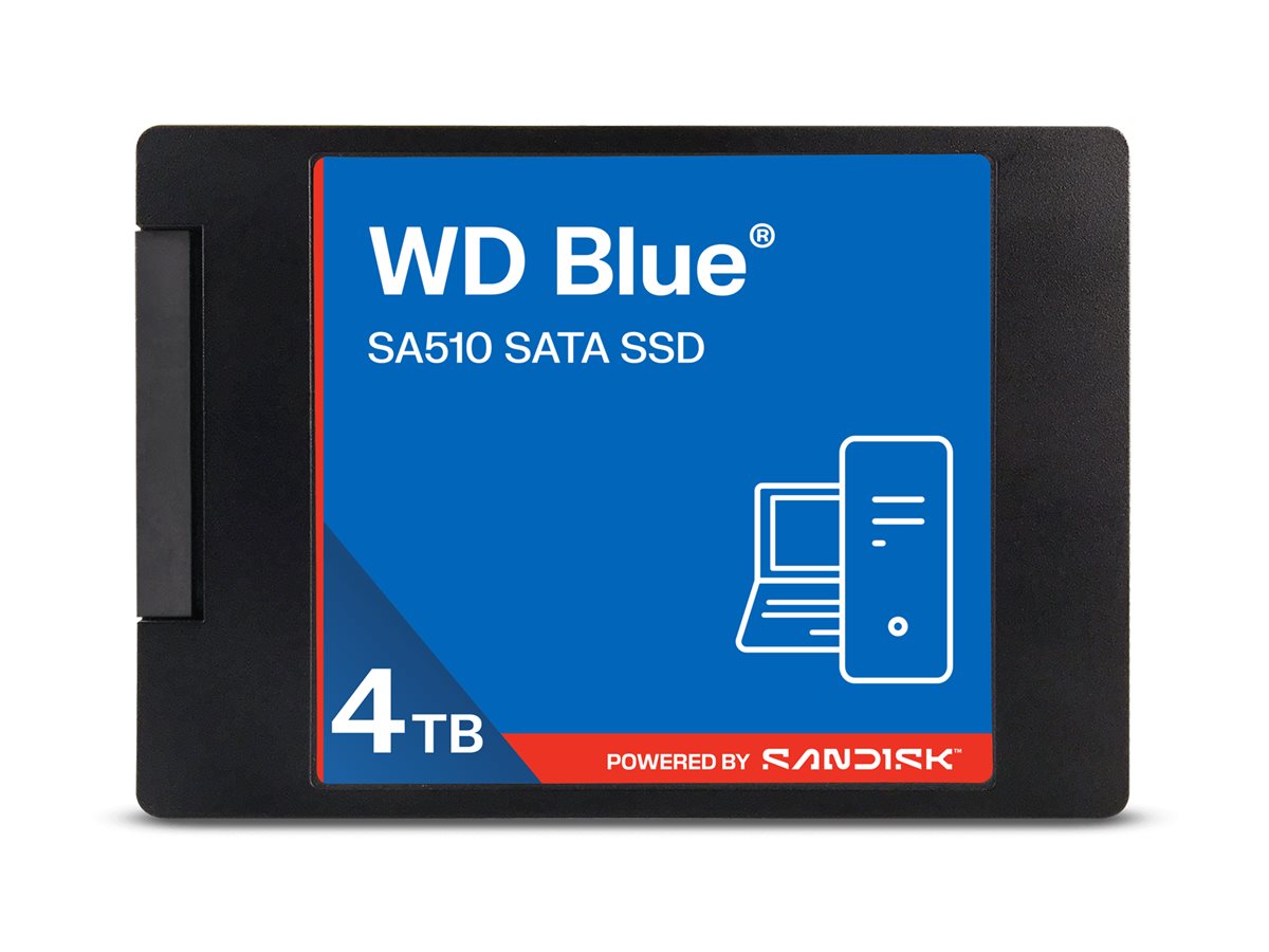 WD Blue SA510 SATA SSD 2.5p/7mm Cased - 4To