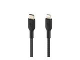 BELKIN BOOST CHARGE USB-C to Lightning Cable Braided 1M Black