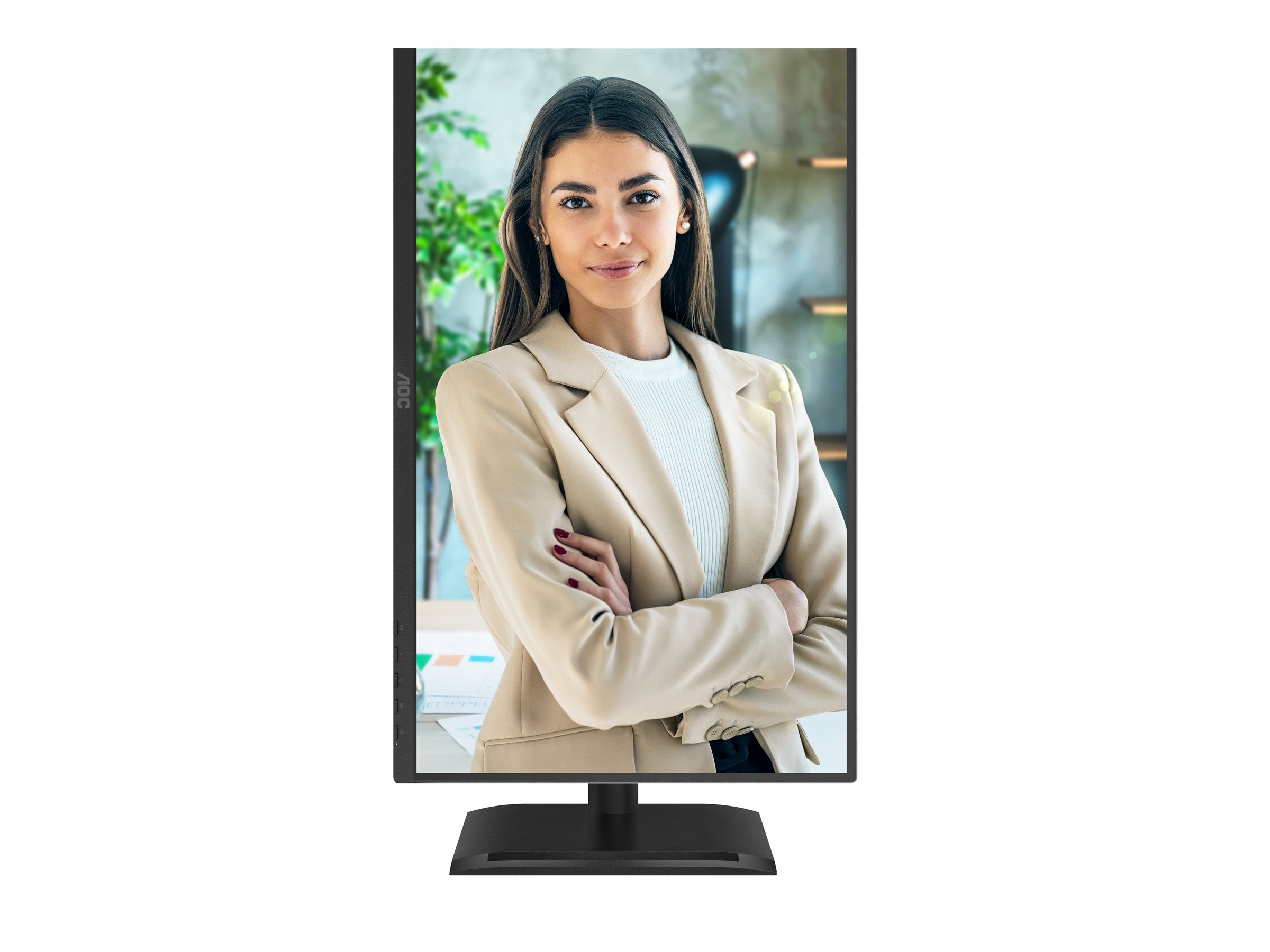 AOC 24P4CV 23.8p IPS FHD 120Hz 4ms HDMI DP USB C PD96W HUB USB Speakers HAS 150mm