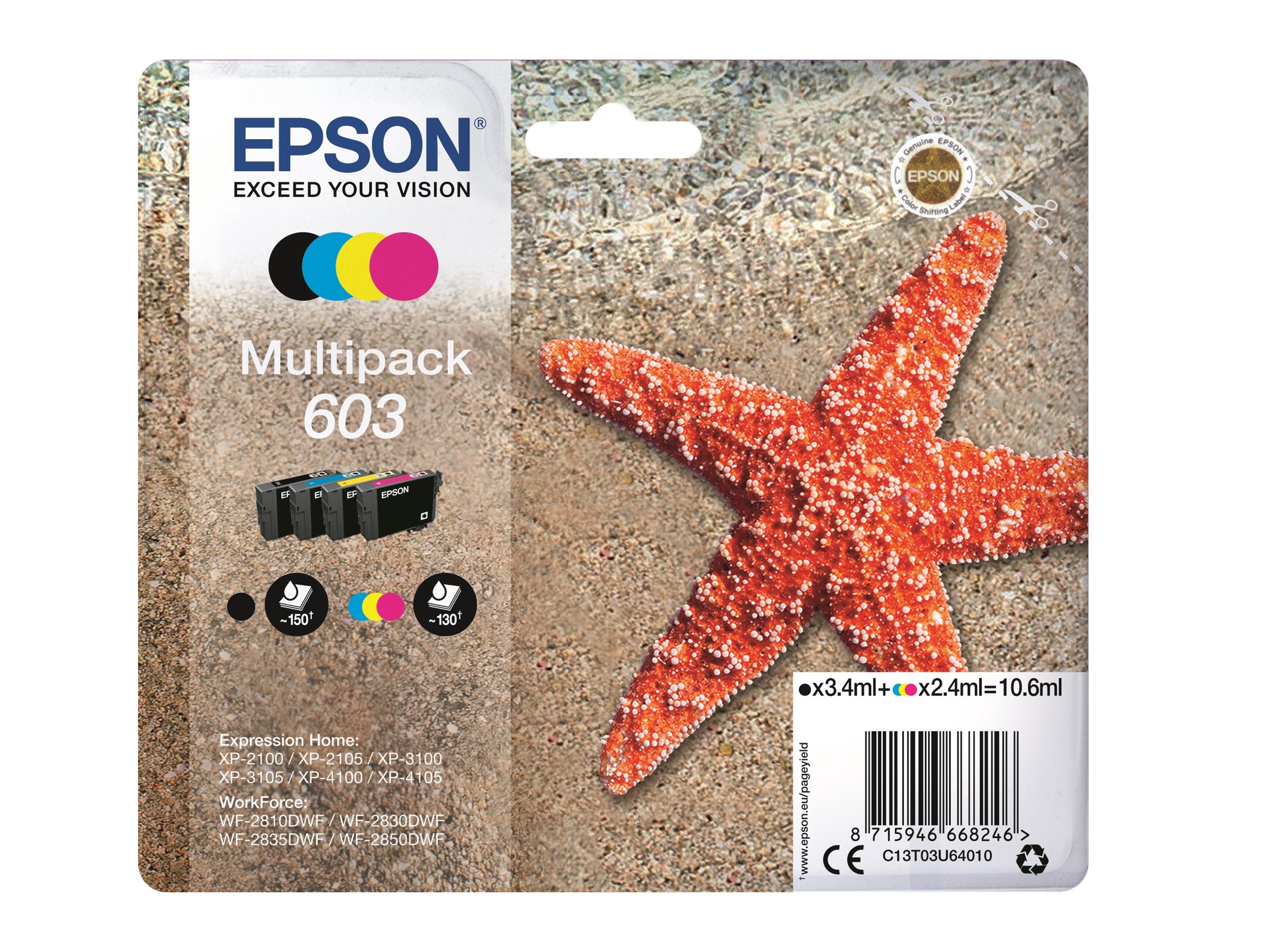 EPSON 1LB Multipack 4-colours 603 Ink