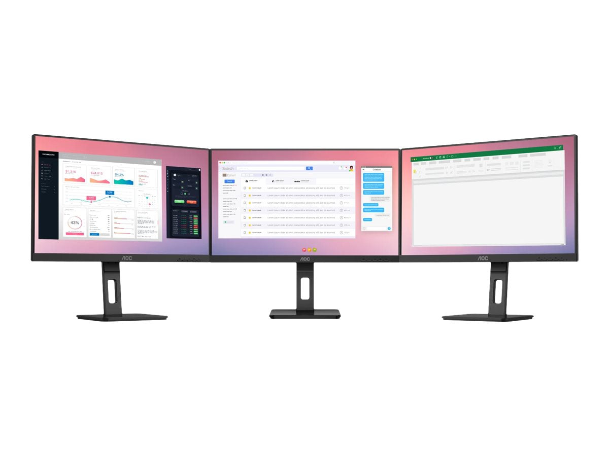 AOC Q27P3CV 27p VA TFT 2560x1440 HDMI DP USB Black
