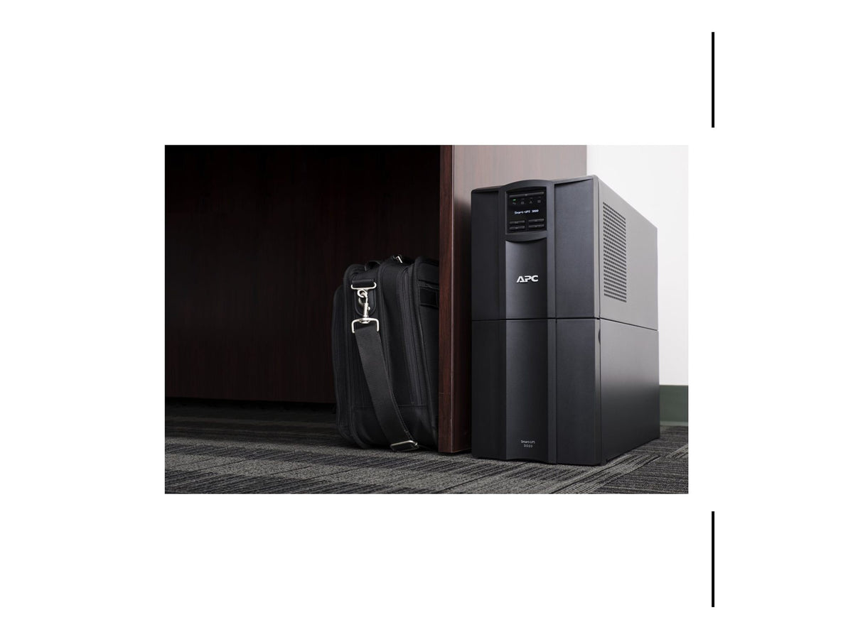 APC Smart-UPS SMT3000IC UPS AC 220/230/240V 2700Watt 3000VA RS-232 USB output connectors 9 Black with APC SmartConnect