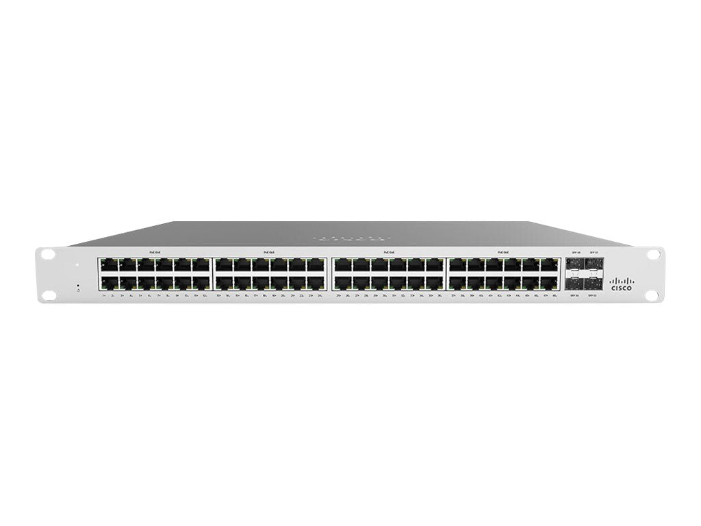 CISCO Meraki MS120-48LP 1G L2 Cld Managed 48x GigE 370W PoE Switch