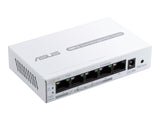ASUS EBP15 5-Port GbE smart managed PoE+ switch 4 PoE+ ports 60W Supports PoE priority setting