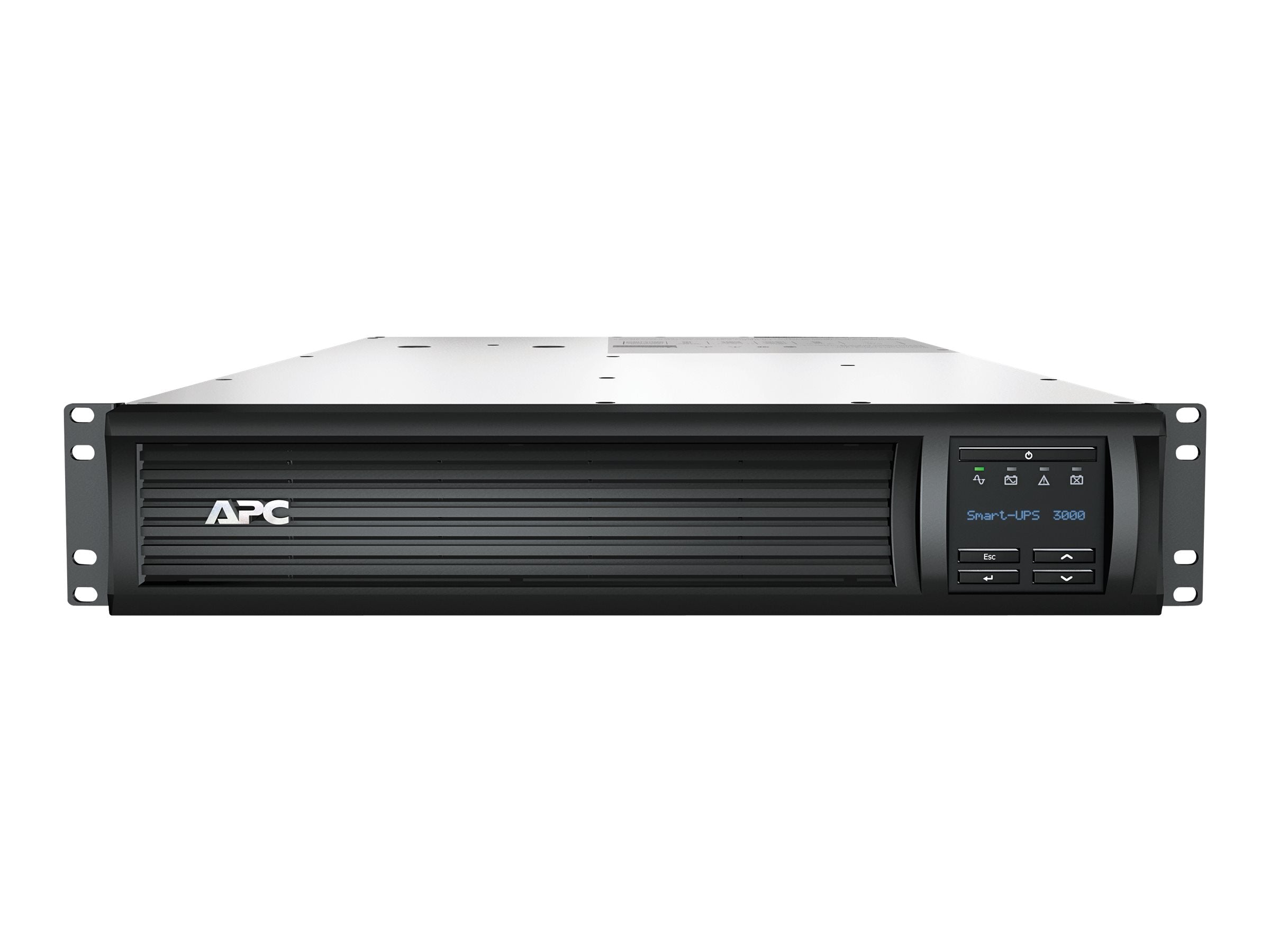 APC Smart-UPS SMT3000RMI2UC UPS Rack AC 230V 2700Watt 3000VA 1-phase RS-232 USB oc 12 2U BK with APC SmartConnect