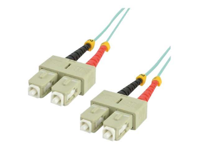 MCL SC/SC Multimode duplex 50/125 OM3 optical fiber - 0.5m