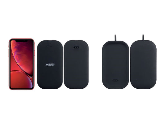 URBAN FACTORY FREE POWERBANK SANS FIL QI 5 000MAH AVEC SOCLE DE RECHARGE SANS FIL - BLACK