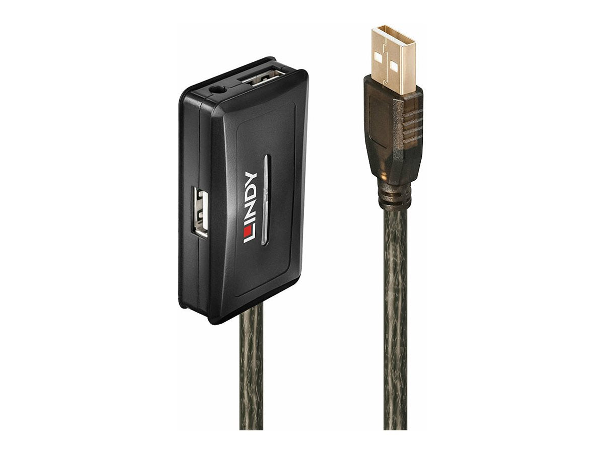 LINDY 10m USB 2.0 Active Extension Hub