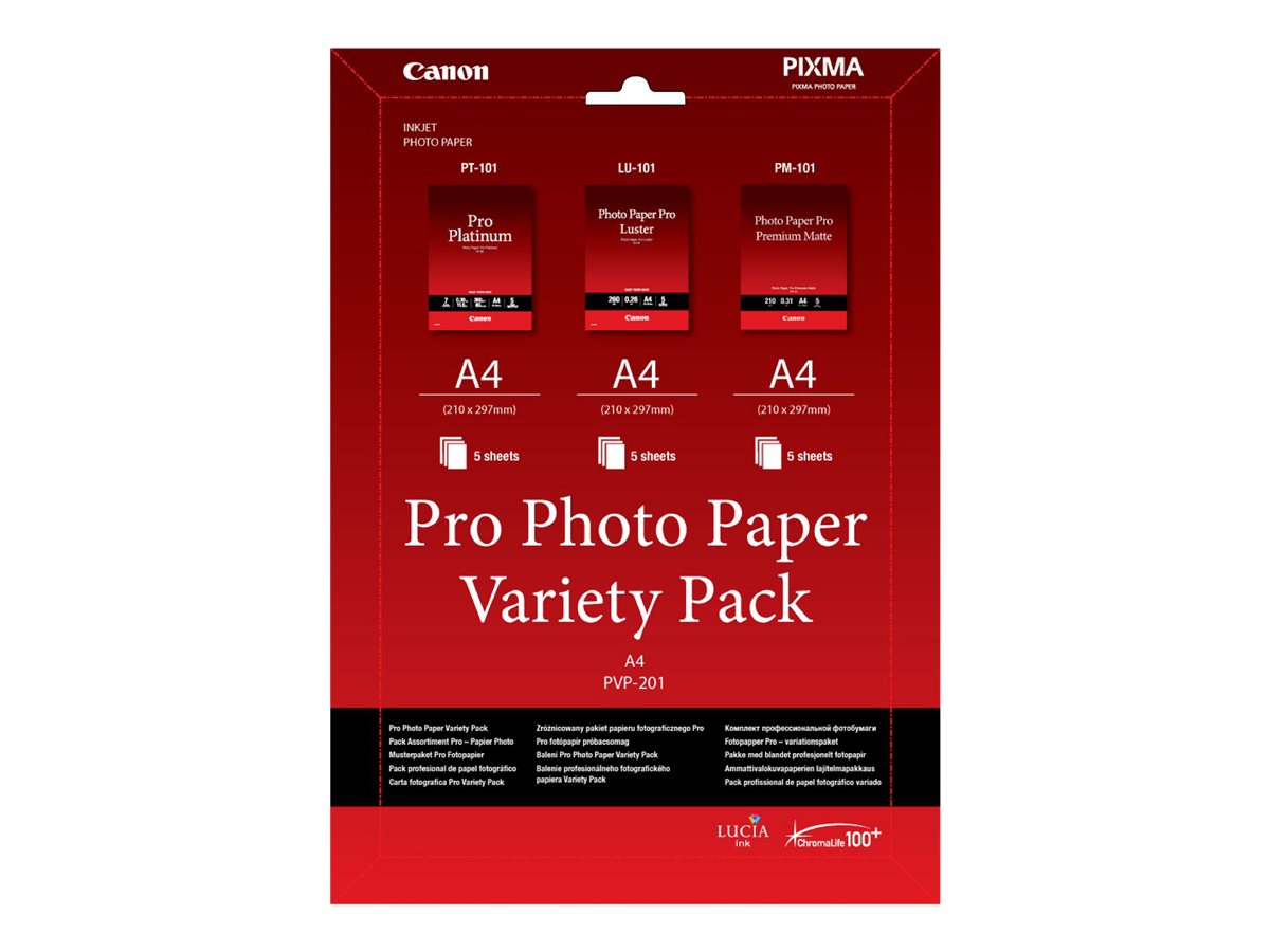CANON PVP-201 Pro Variety Pack A4 pack de 1