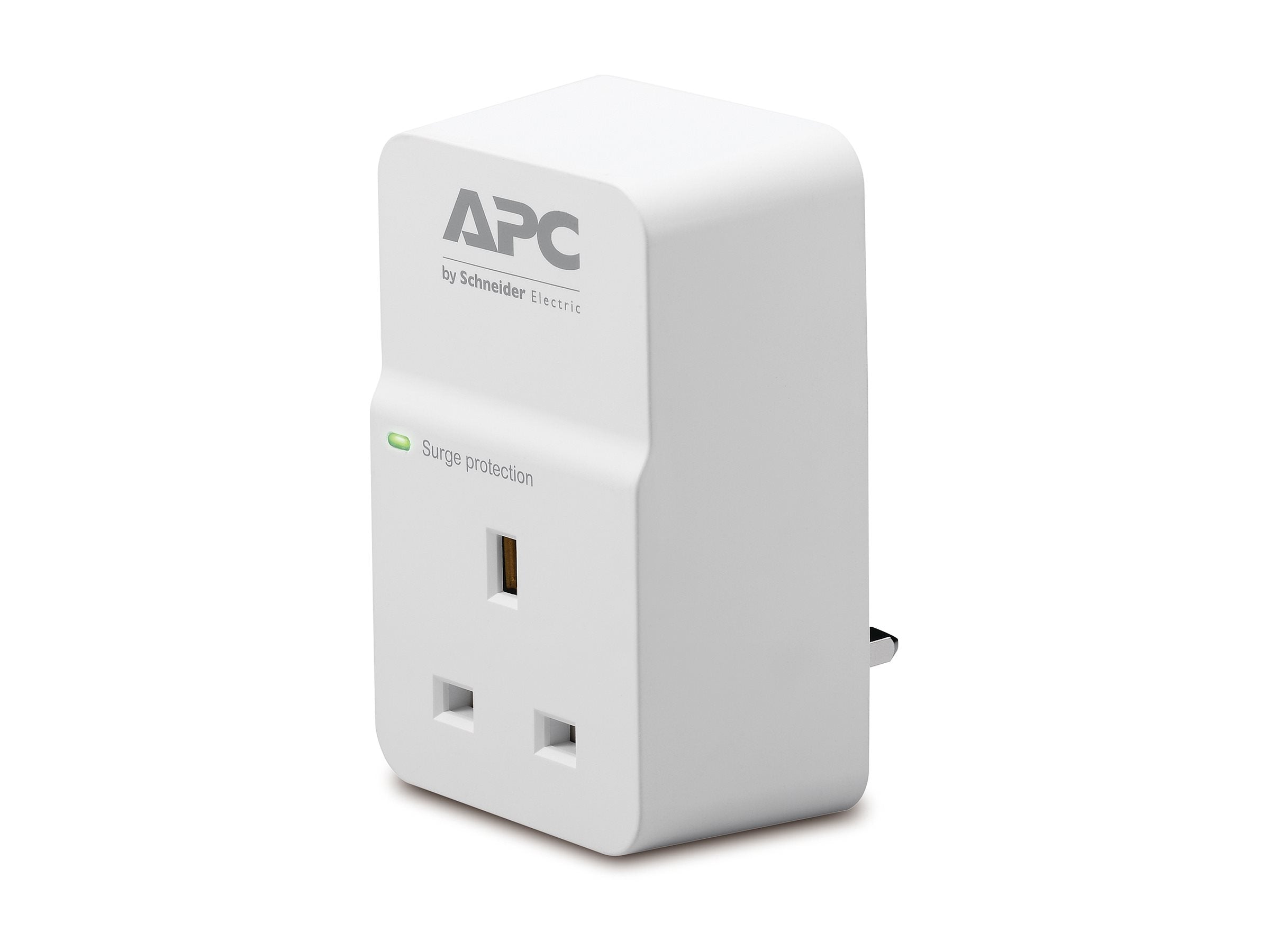 APC SurgeArrest Essential Surge protector AC 230V output connectors 1 United Kingdom white