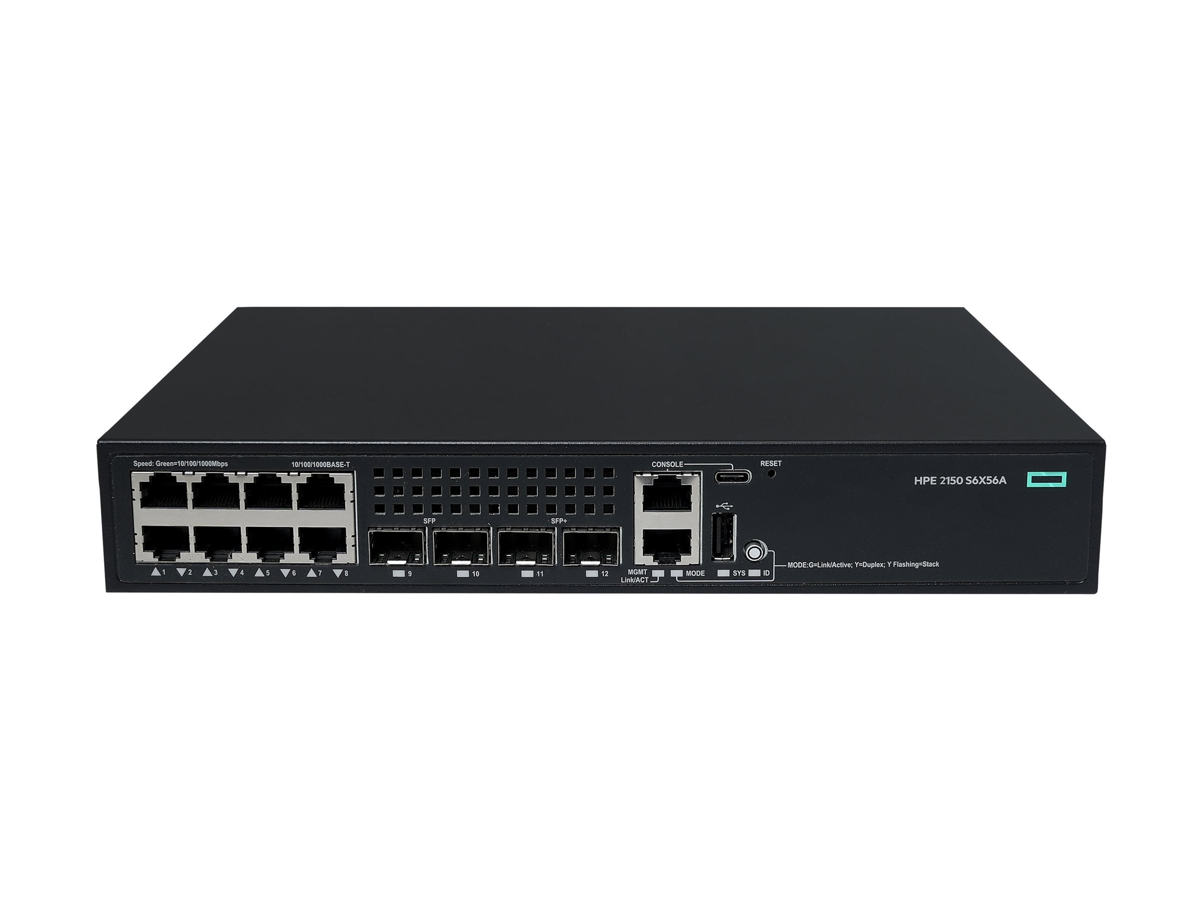 HPE Networking CW 2150 8p 10M/100M/1G 2p SFP 1G 2p SFP+ 1G/10G Switch EU en