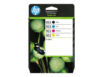 HP 953 CMYK Original Ink Cartridge 4-Pack