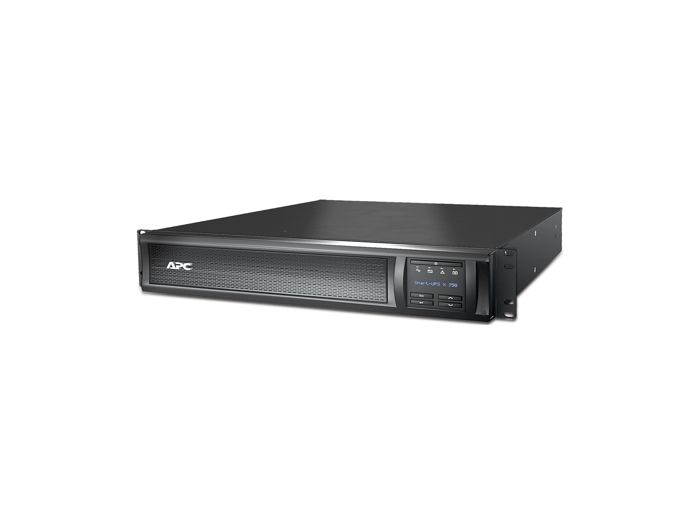 APC Smart-UPS X 750VA Tower/Rack UPS rack-mountable / external AC 230V 600Watt 750VA RS-232 USB output connectors 8 2U Black