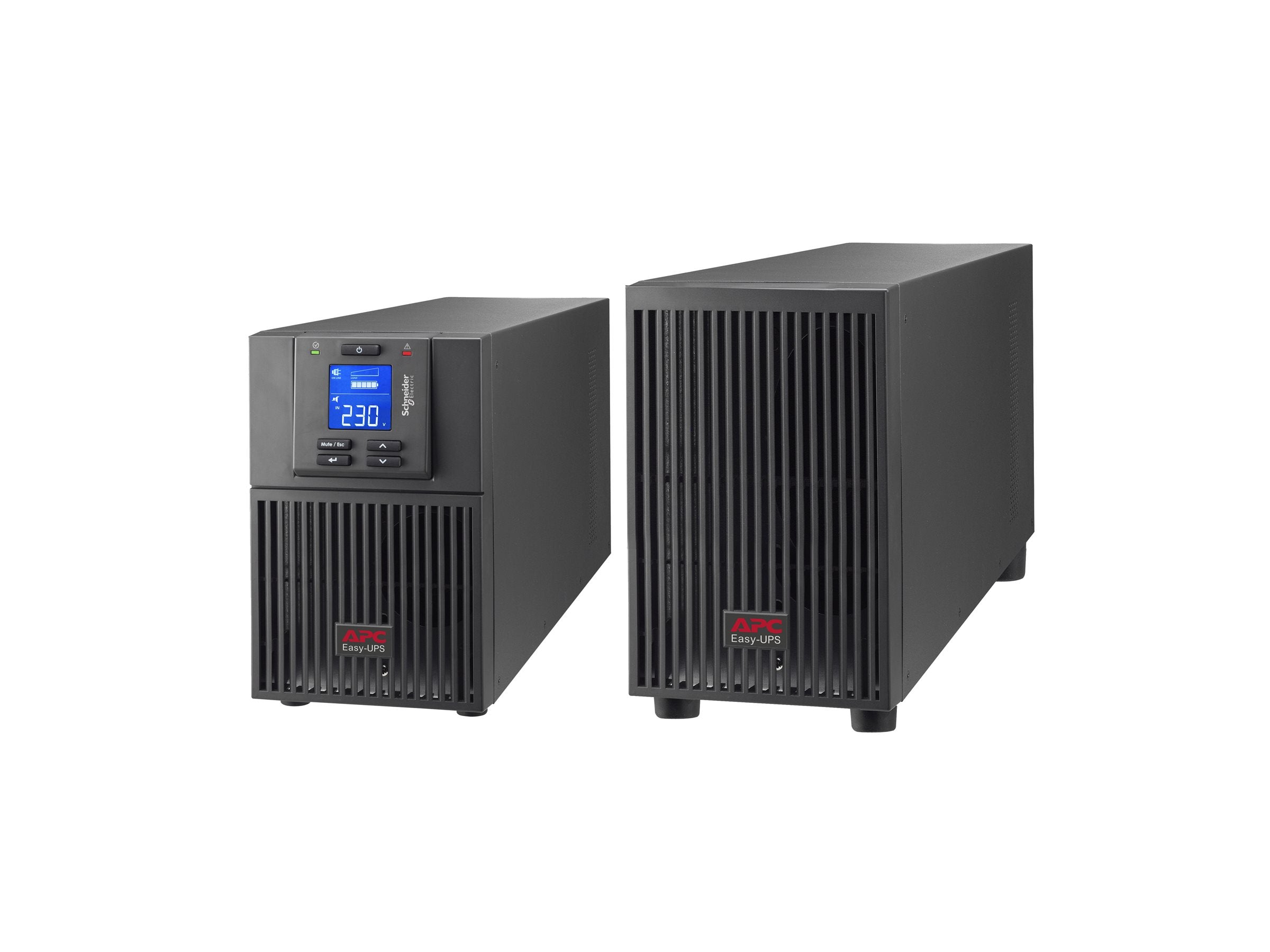 APC Easy UPS On-Line UPS tower extended runtime AC 220/230/240V 900Watt 1000VA 1-phase lead acid USB serial oc 4 Europe BK RAL 7010