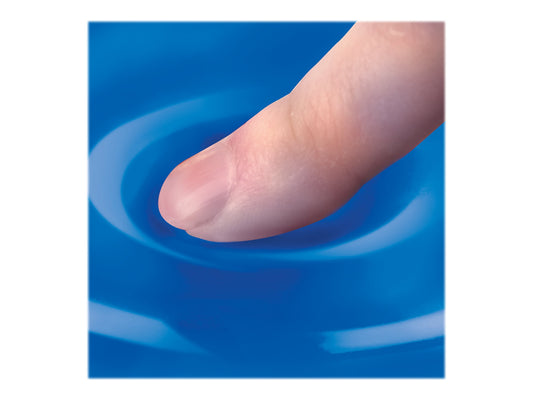 FELLOWES Tapis de souris - Repose-poignet Gel Crystal™ Bleu