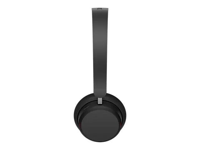 LENOVO 6550 Headset on-ear Bluetooth wireless active noise cancelling USB-C black Certified for Microsoft Teams