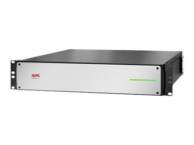 APC External battery pack rack-mountable DC lithium ion 50Ah 2U Black with silver front bezel TAA Compliant