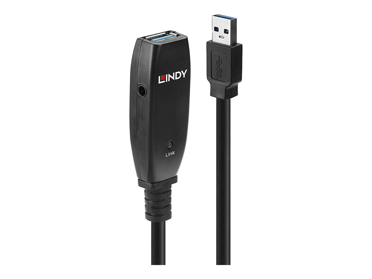 LINDY 15m USB 3.0 Active Extension Slim 15m USB 3.0 Extension of a USB Type A port of your computer