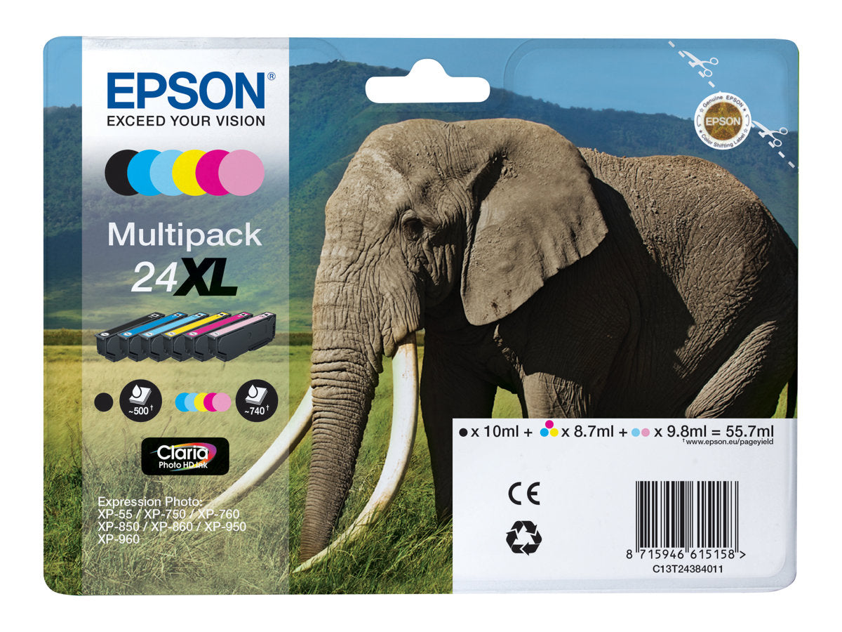 Ink/24XL Elephant CLcMLmYK