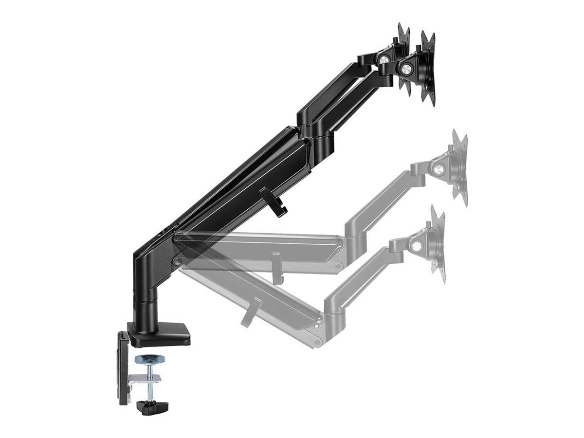 NEOMOUNTS DS70-810BL2 Support décran à fixer 17-32p - ressort à gaz - économie despace - arrêt 180