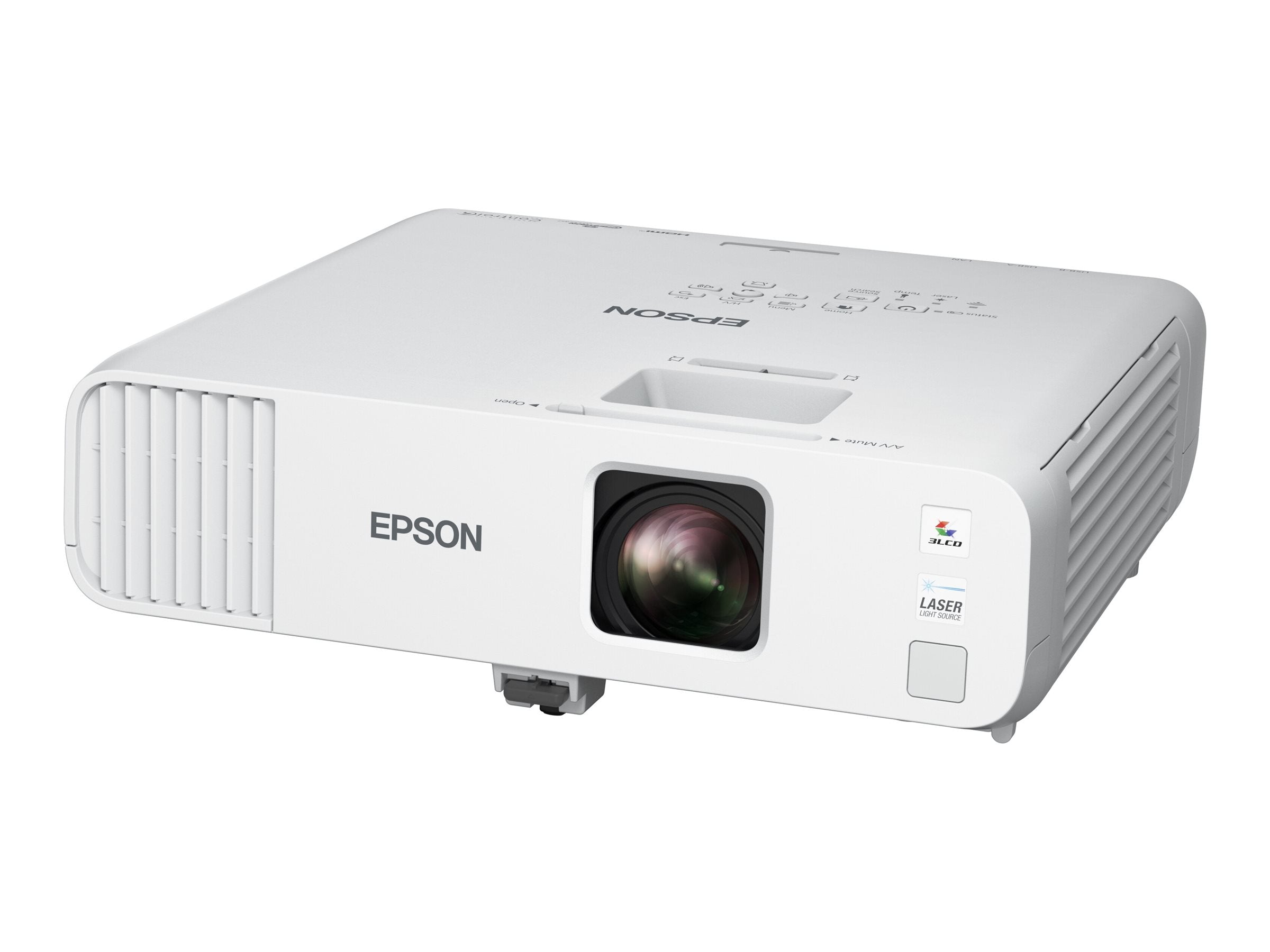 EPSON EB-L260F Projecteur laser, 4600Lm,  Full HD ,  , 1,32 – 2,12:1 , 16:9, VGA (2x), HDMI x2 , RJ45, Wi-Fi, Miracast , blanc