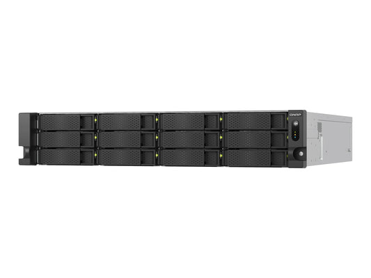 QNAP TS-h1277AXU-RP-R7-32G 2U 12-bay NAS AMD Ryzen 7 Pro 7745 8C/16T boost up to 5.3GHz 32Go DDR5 non-ECC RAM