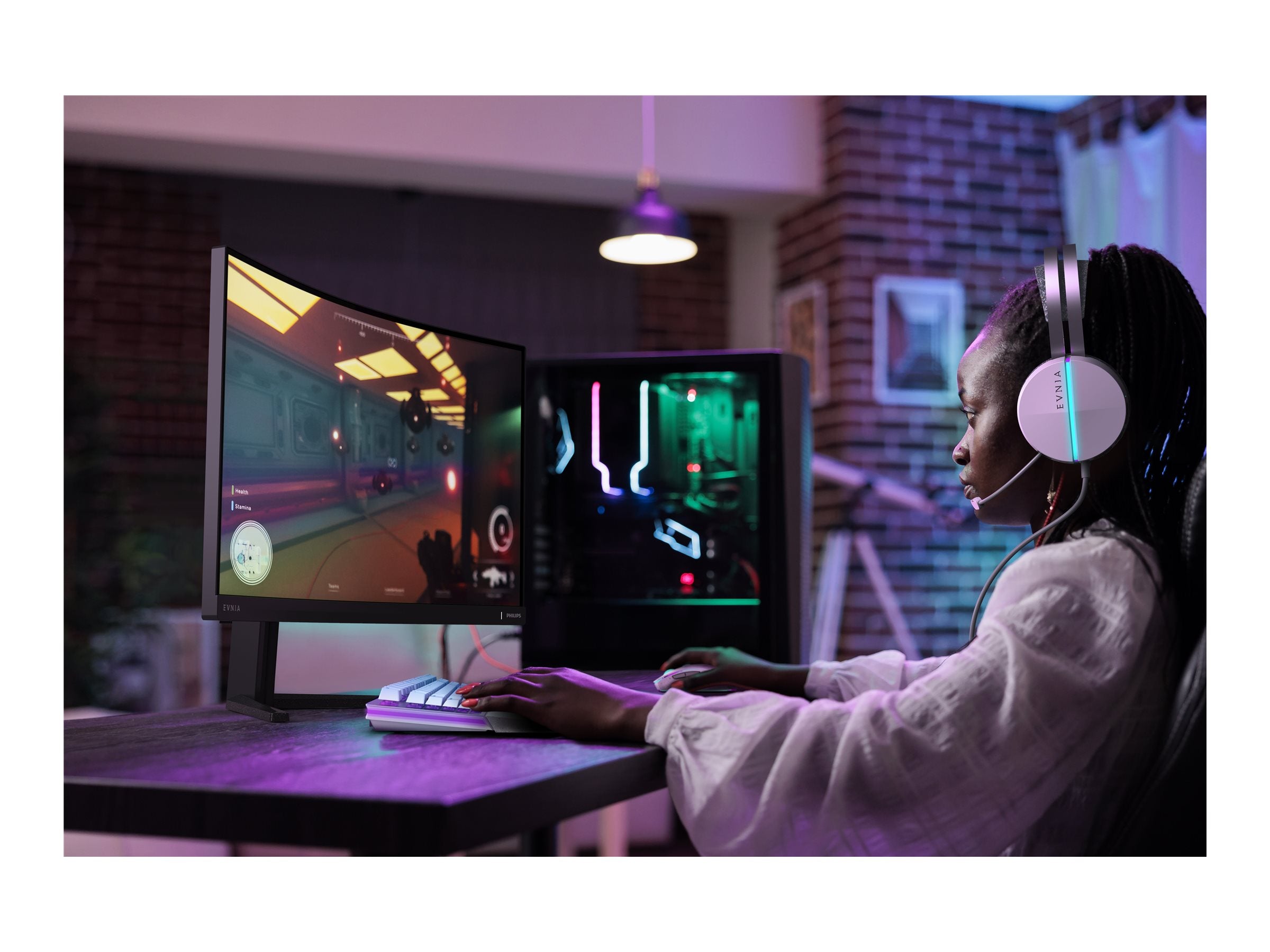 PHILIPS 27M2C5200W 27p FHD 16:9 HDMI Black/Grey