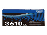 BROTHER TN-3610XL Ultra High Yield Black Toner Cartridge Prints 25.000 pages