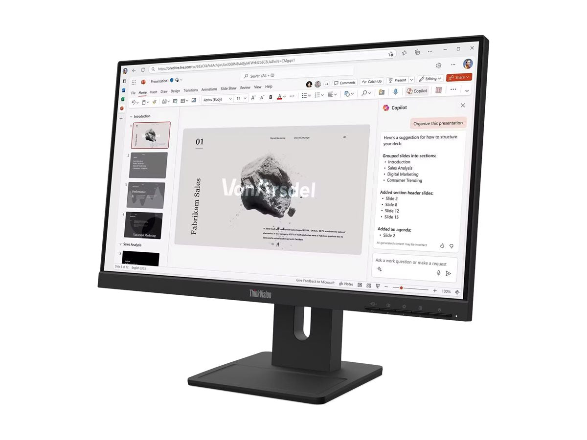 LENOVO ThinkVision E22-40 21.5p IPS FHD 16:9 100Hz 250cd/m2 4ms HDMI DP VGA